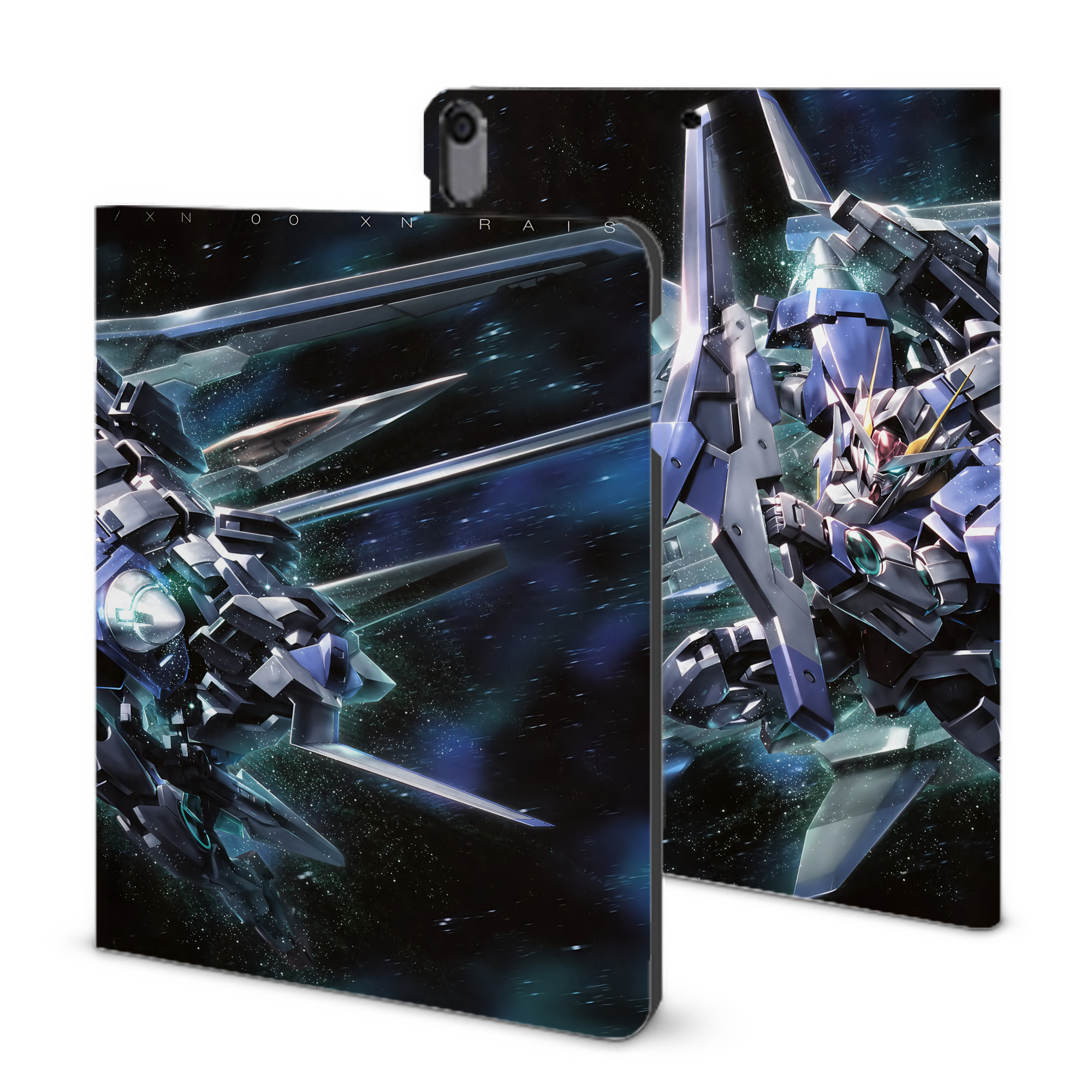 （画像用） 機動戦士ガンダム Mobile Suit Gundam IPad ケース ブック型 PUレザー TPU 耐衝撃 軽量 薄型 ペン収納なし 全面保護 IPad 各モデル対応